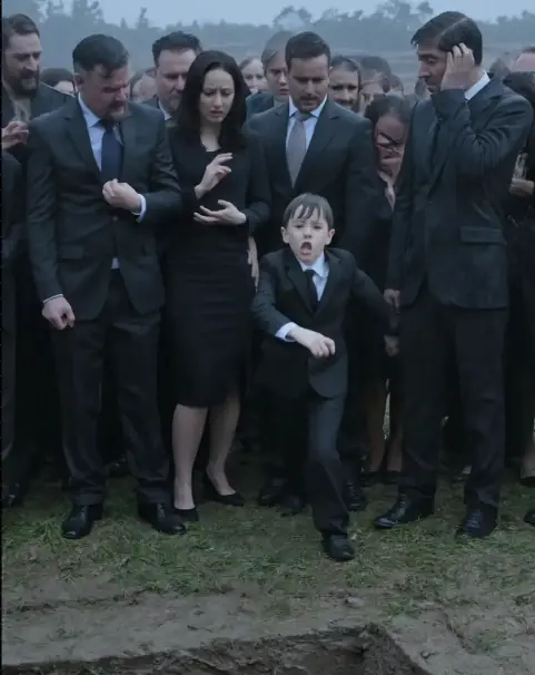 A Boy Grabbed His Father’s Coffin in the Rain and Screamed ‘He’s Not My Father.’