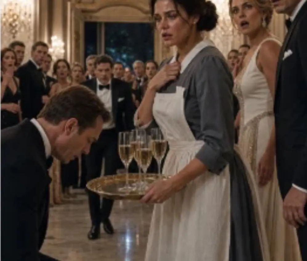 Everyone Ignored the Maid. Then the Man Bowed.