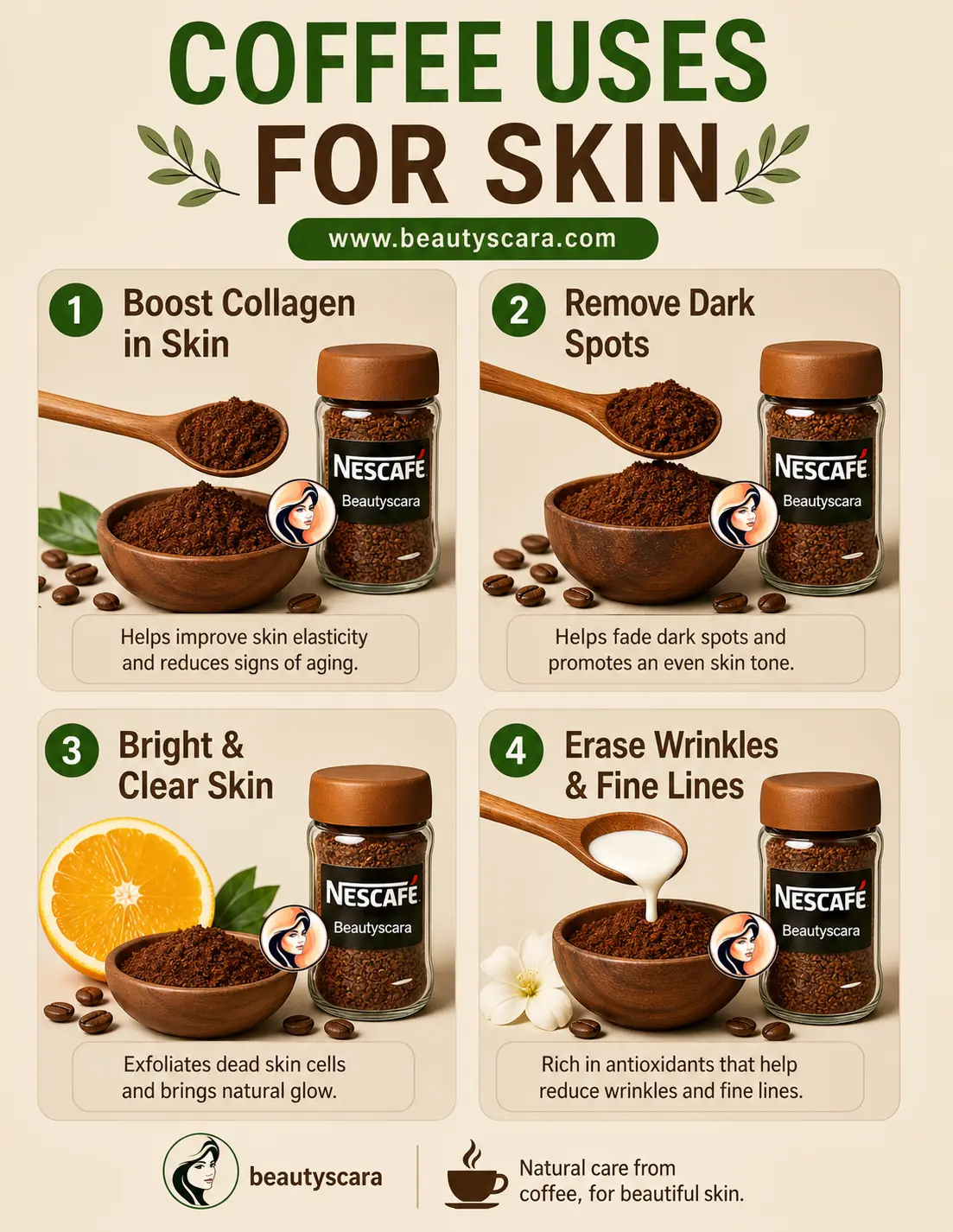 DIY Coffee Face Packs for Glowing Skin – Coffee Benefits for skin