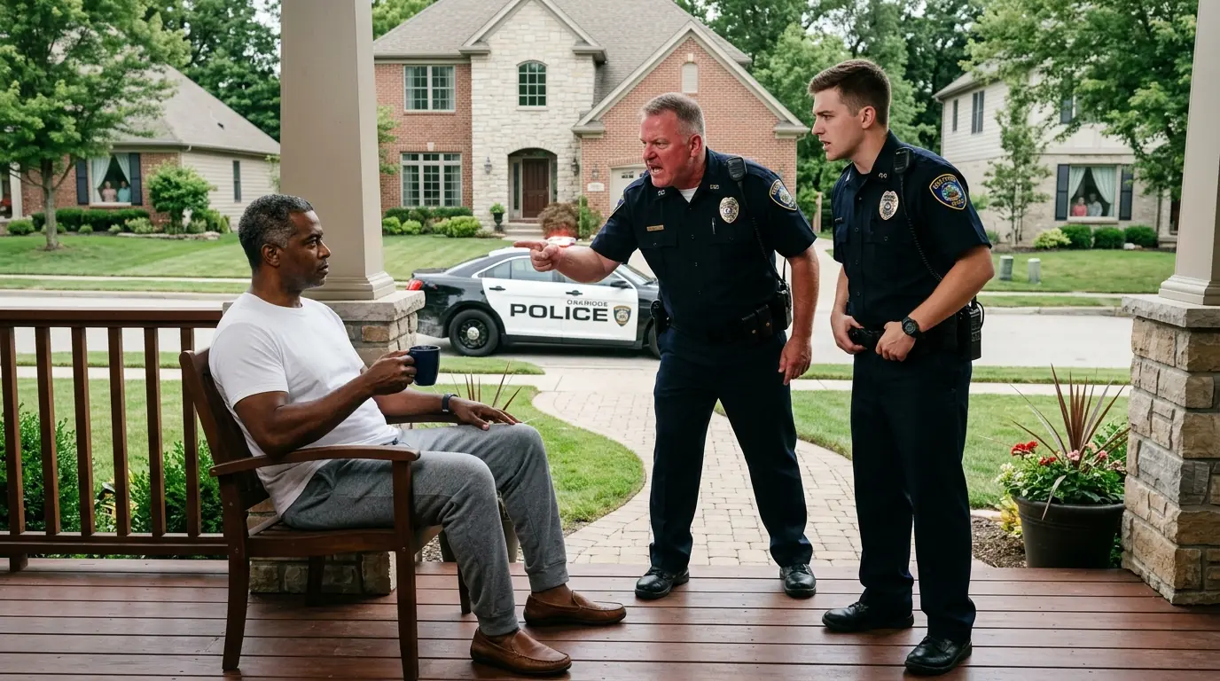 Racist Cop Arrested a Black Man on His Own Porch — Then He Found Out Who He Was