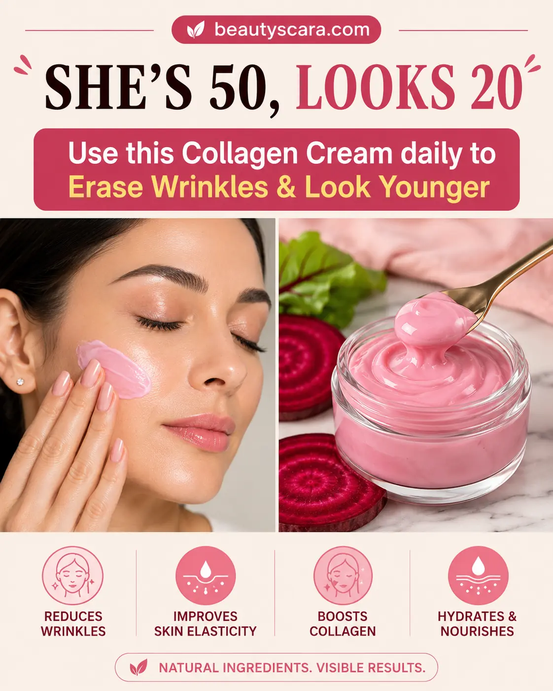 Beetroot Face Gel for Clear Skin – Rosy Cheeks & Pink Blushing Skin