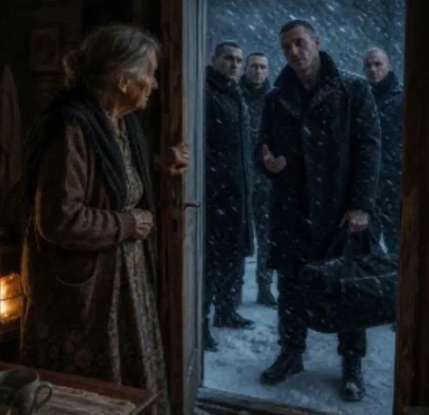 She Let Four Strangers In. By Morning, The Whole Village Was On Its Knees.