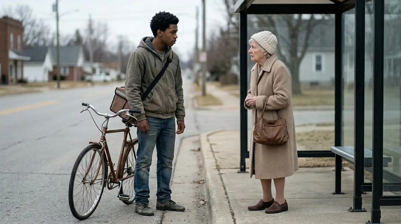 Everyone IGNORED the Lost Old Woman — Until a Black Teen Took Her Hand