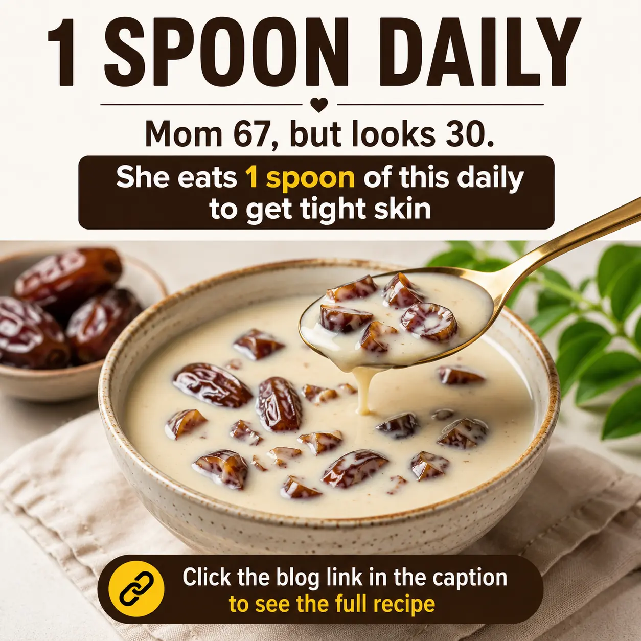 Dates Milk Recipe for Skin: The Creamy 1-Spoon Daily Bowl Everyone Wants the Full Recipe For