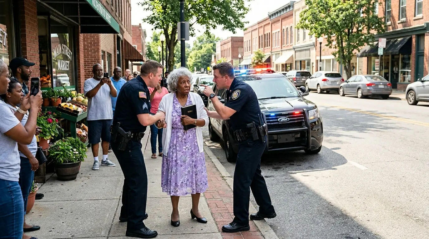 Cops Tried to Mess with An Elderly Woman — Then Her Son Walked In the Scene