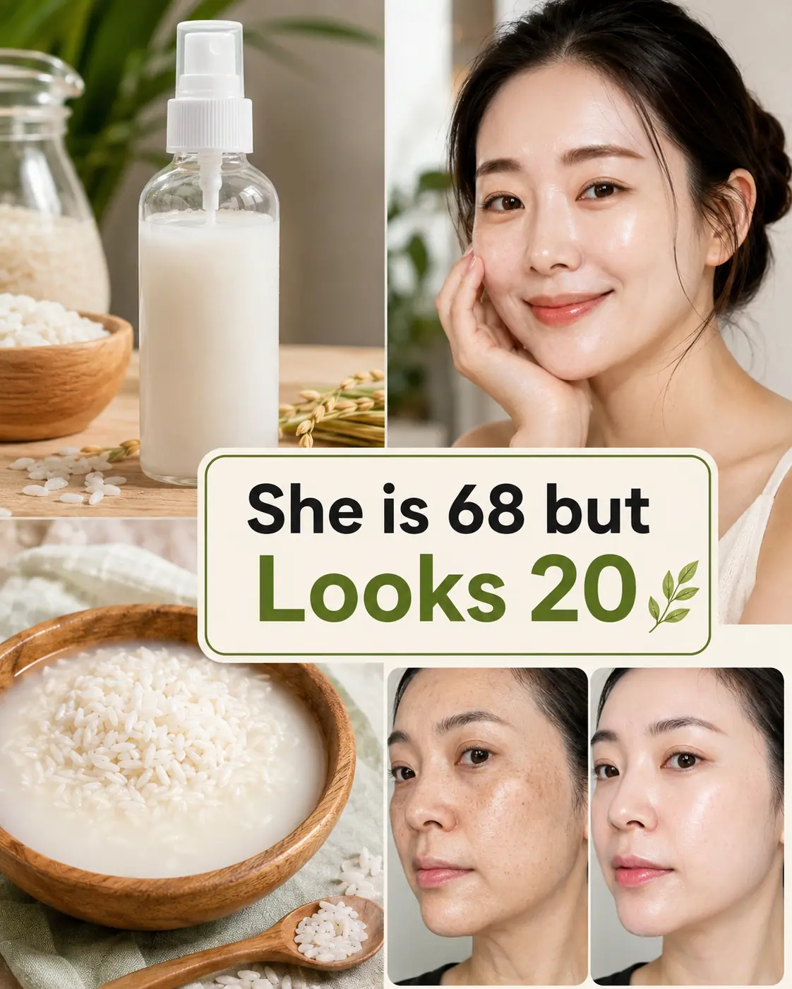 Rice Water Uses for Skin