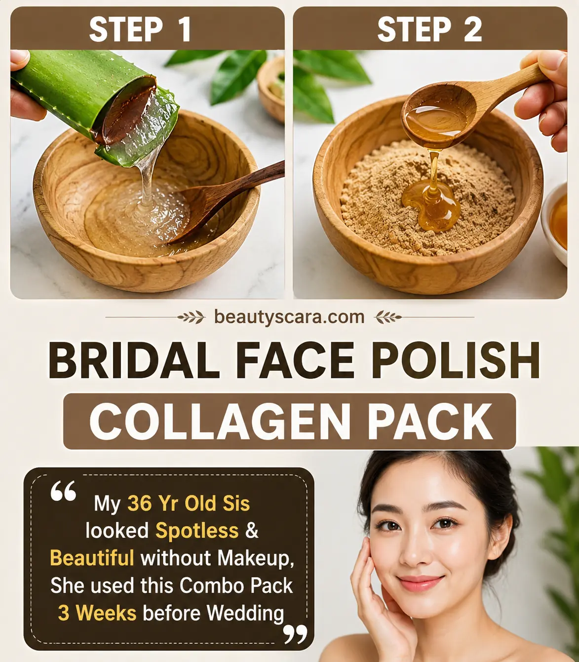 DIY Face Polish Pack – Turmeric Bridal Body Polishing Face Pack