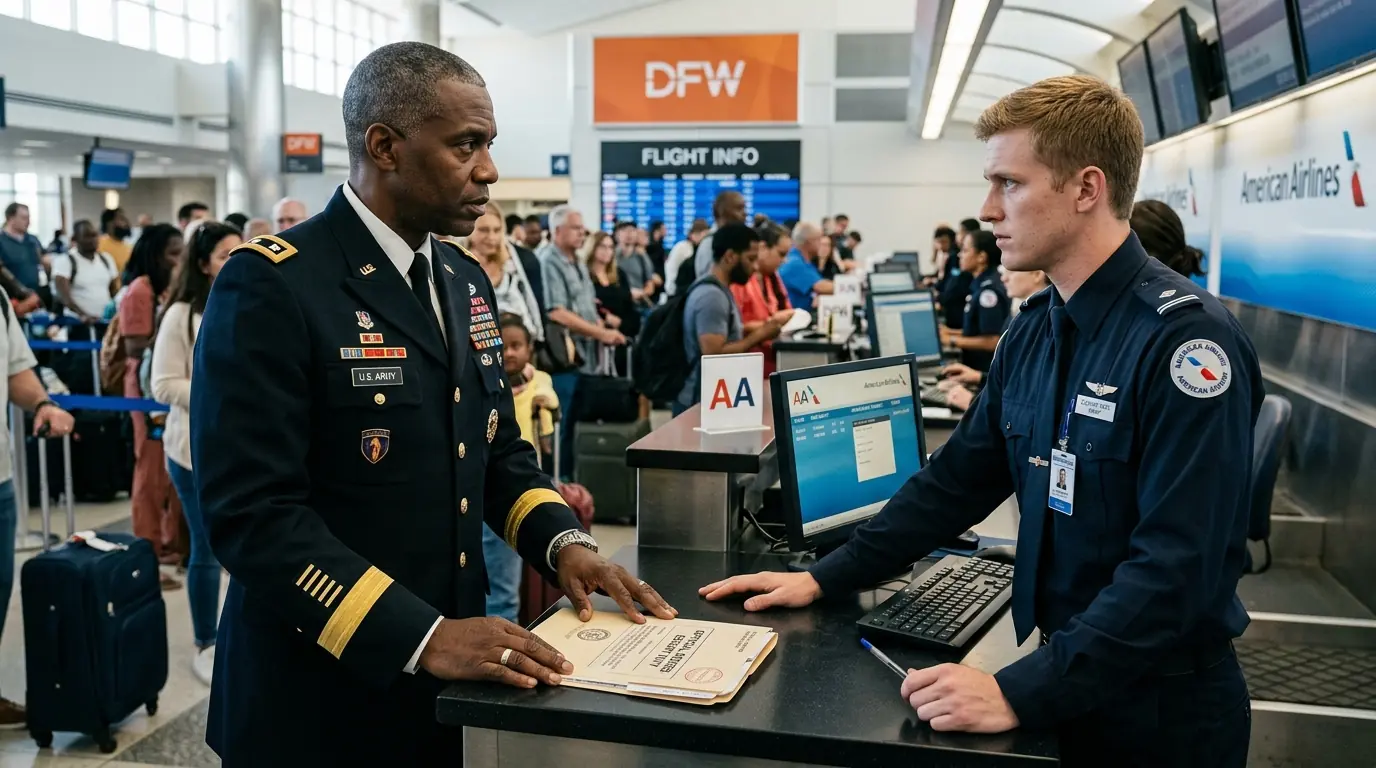 He Was Escorting a Fallen Soldier When the Airline Tried to Stop Him — They Instantly Regretted It
