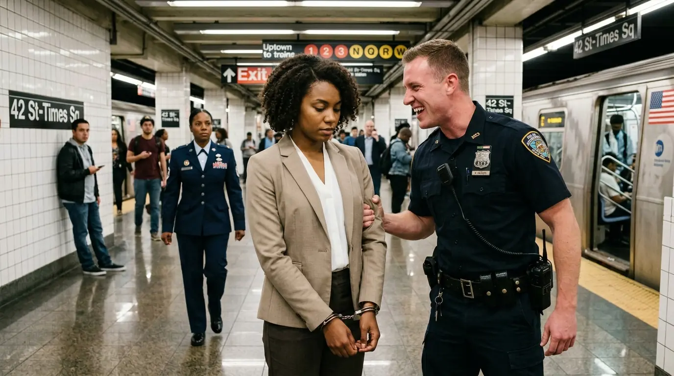 “Your Mom? Special Forces?”, Cop Laughs at Black Girl - Then She Arrived and the Cop Went Pale
