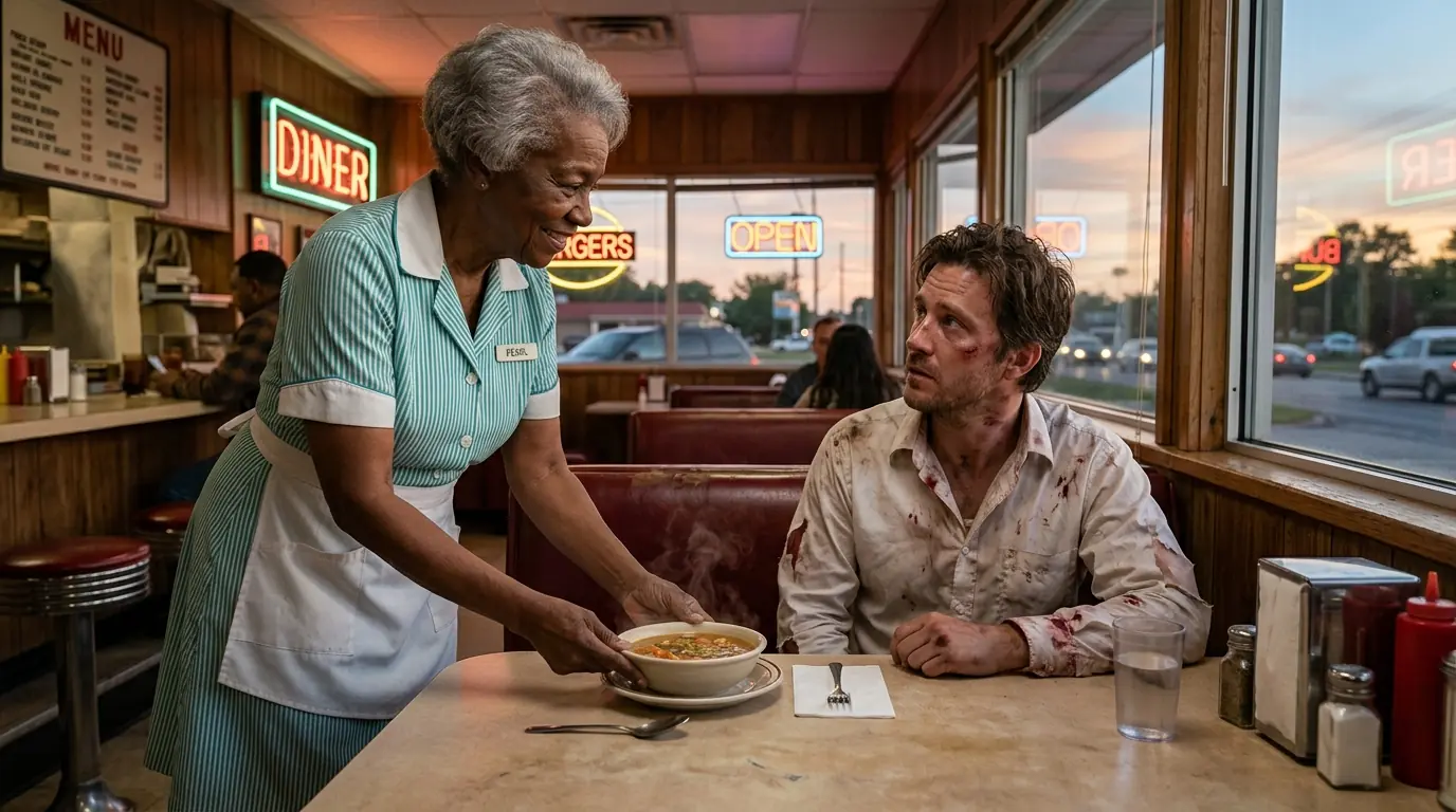 Elderly Woman Helps a Stranger for Free — Then He Found Out Her Diner Would Be Destroyed