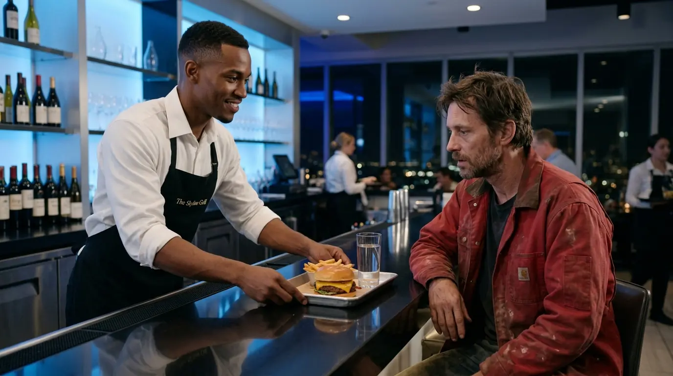 A Black Server Fed a Struggling Stranger — He Never Expected the Man Was the Owner