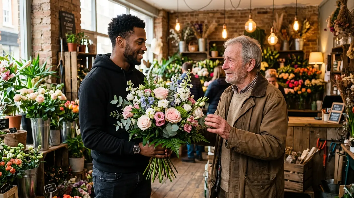 He Didn't Have Enough Money To Buy Flowers For His Deceased Wife - Then The Black Man Stepped In To Help.