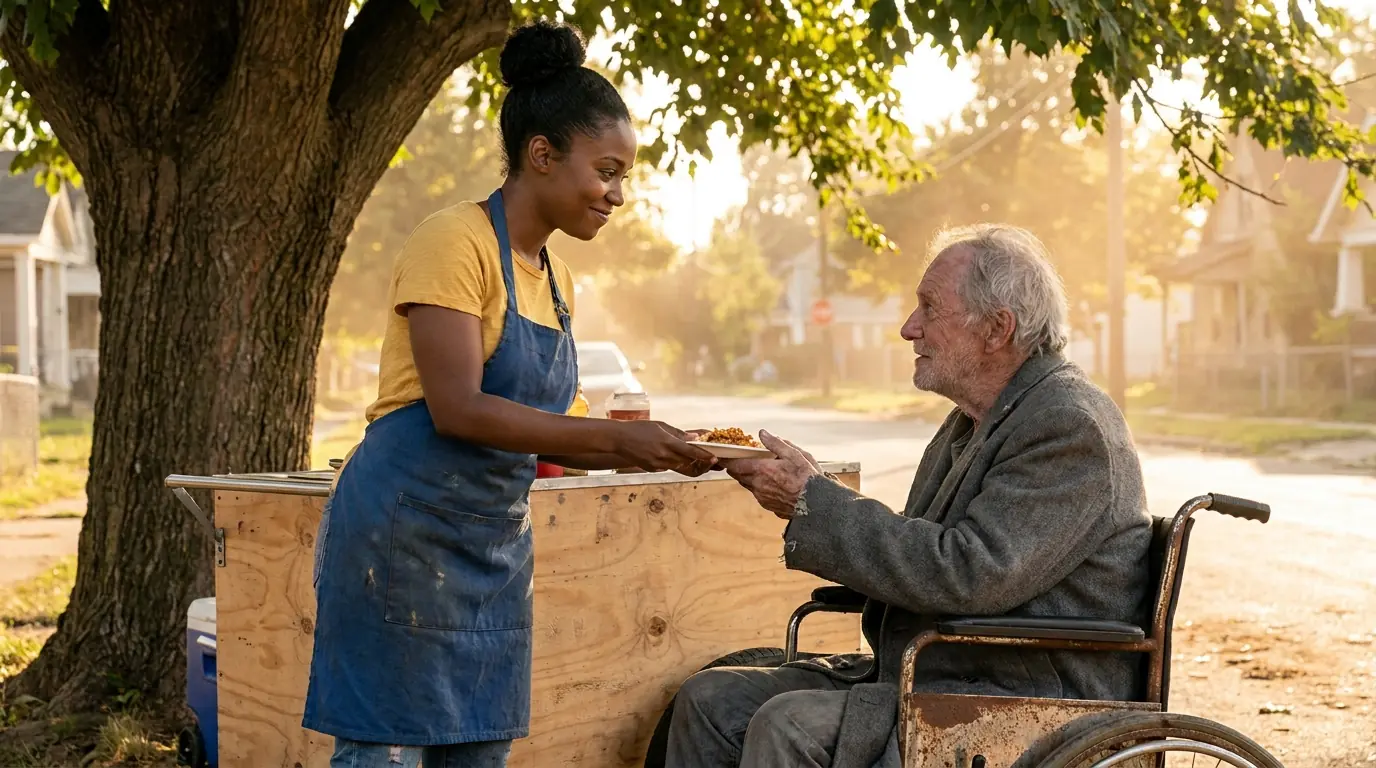 She Fed a Poor Old Beggar Every Day — Then One Day, He Came One Last Time