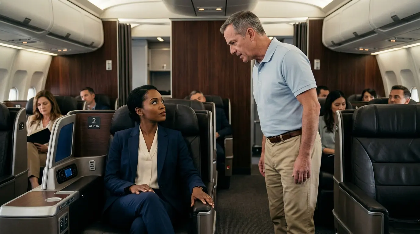 Black Woman CEO’s Seat Stolen by White Passenger — Moments Later, Flight Is Grounded!