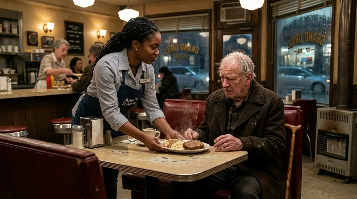 A Black Woman Helps A Man Rejected by Restaurant — His Son Returned With a Promise