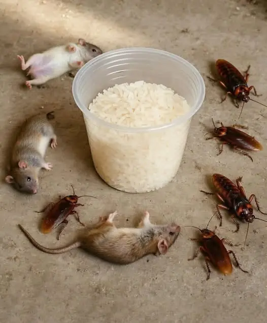 This will make rats and cockroaches disappear, all in the same day.