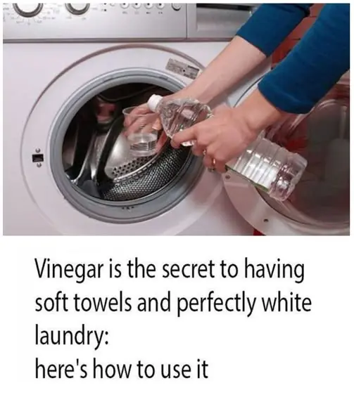 Vinegar is the secret to having soft towels and perfectly white laundry: here's how to use it