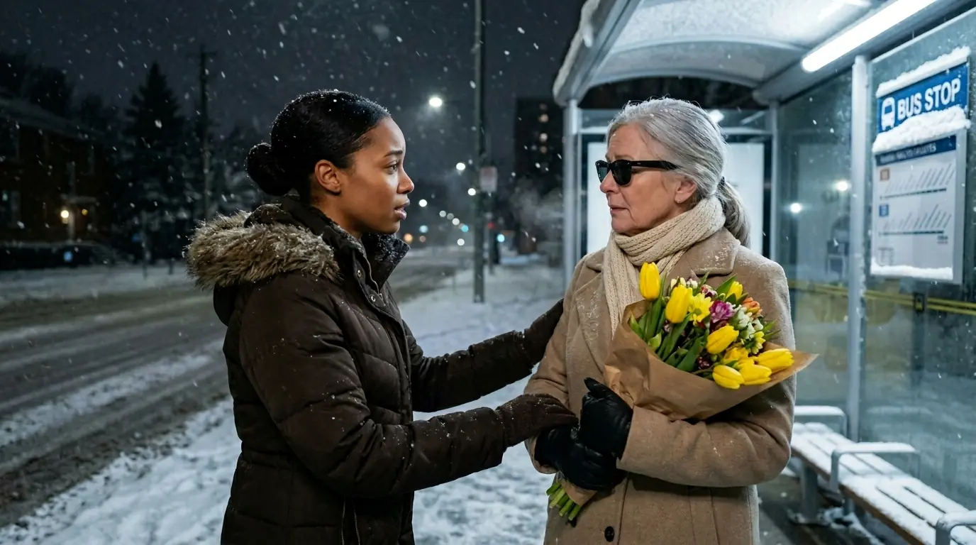 A Woman Saves a Elderly Lady in the Snowstorm — The Next Day, a Billionaire Knocks Her Door