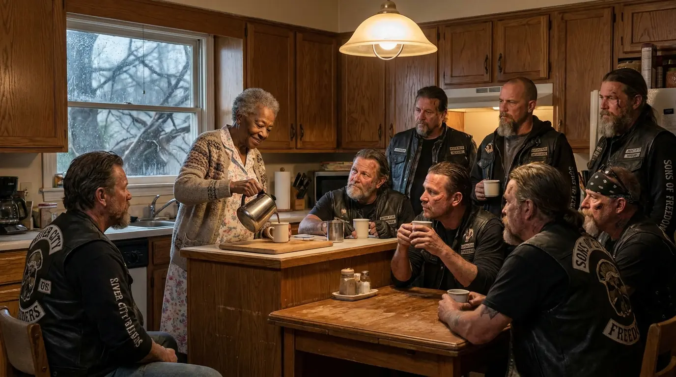 An Elderly Woman Helped 9 Hells Angels in a Blizzard — That’s When They Swore to Protect Her for Life