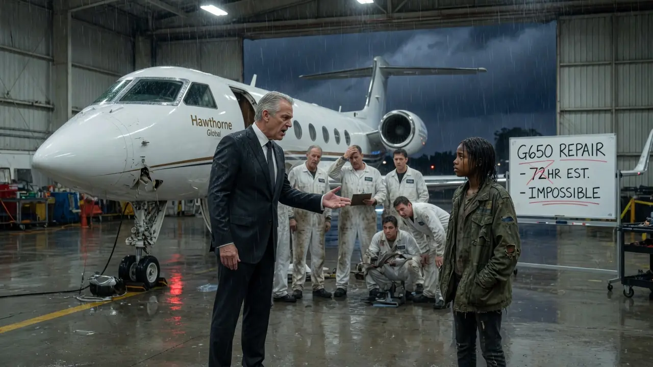 No One Could Fix Billionaire’s Jet Engine — Then A Homeless Girl Speak Up