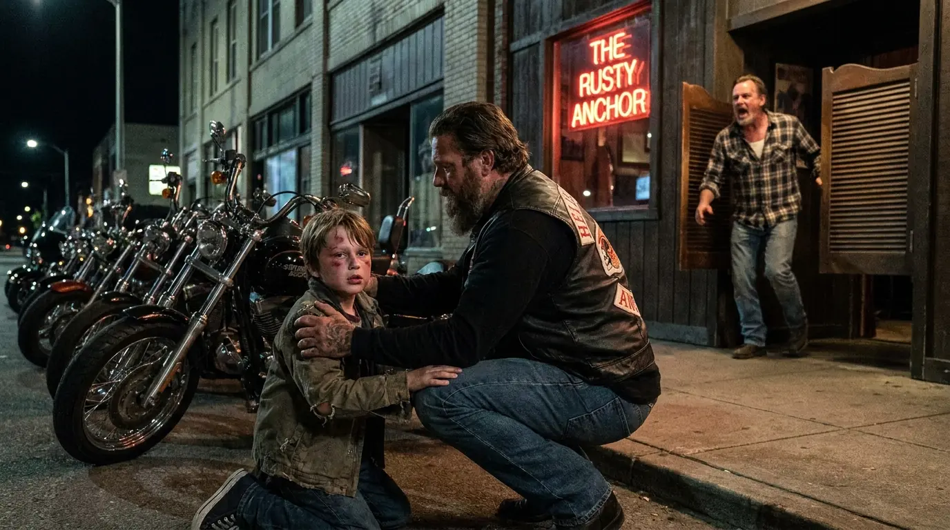 A Terrified Child Asked a Biker for Protection — Within Minutes, Dozens of Hells Angels Surrounded