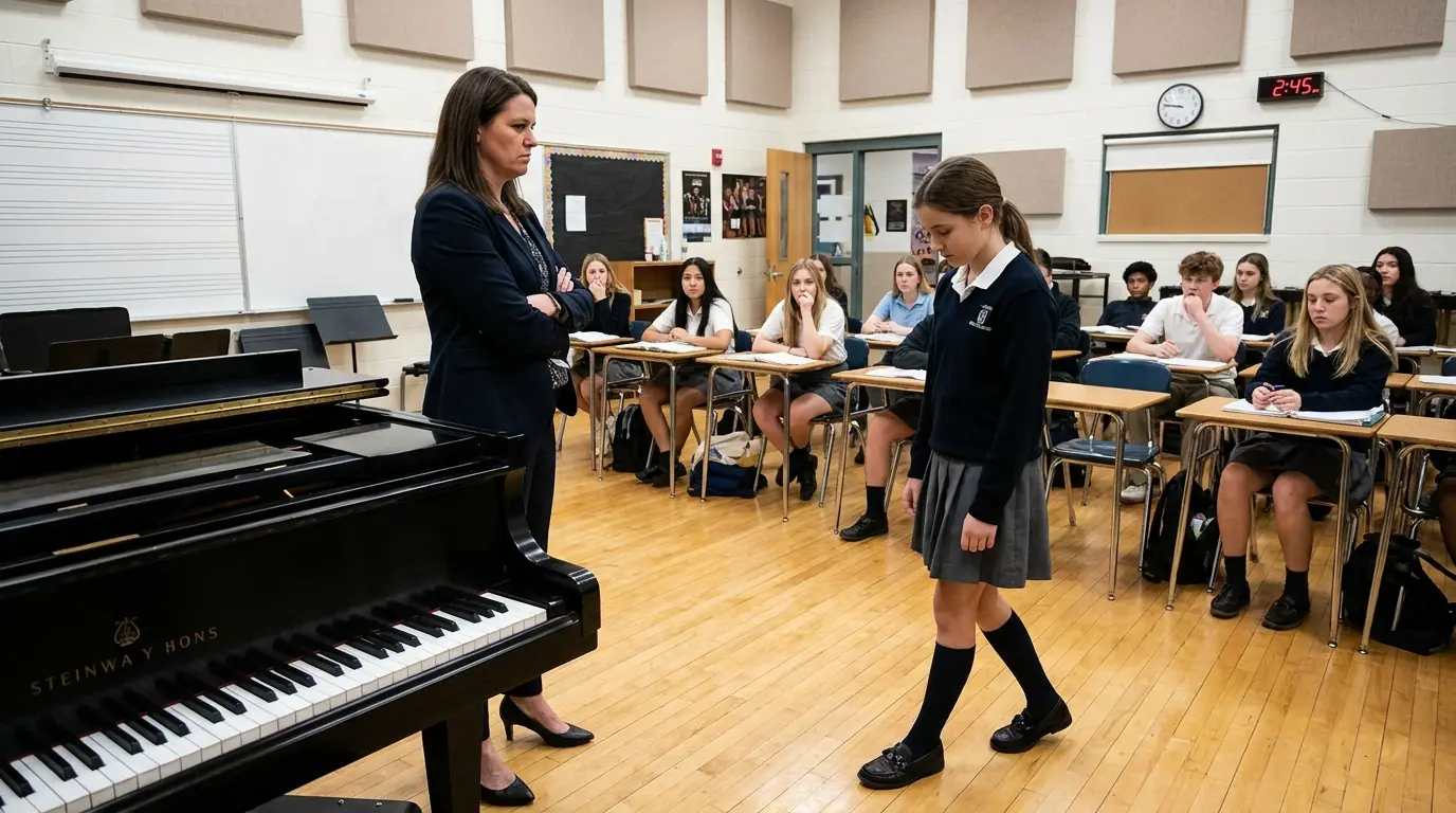 Teacher Forced a Little Girl to Play the Piano to Laugh at Her — But Her Talent Silenced Them