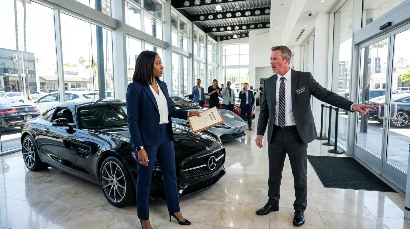 A CEO Was Denied Service at a Car Dealership — Moments Later, the Manager Was Publicly Fired