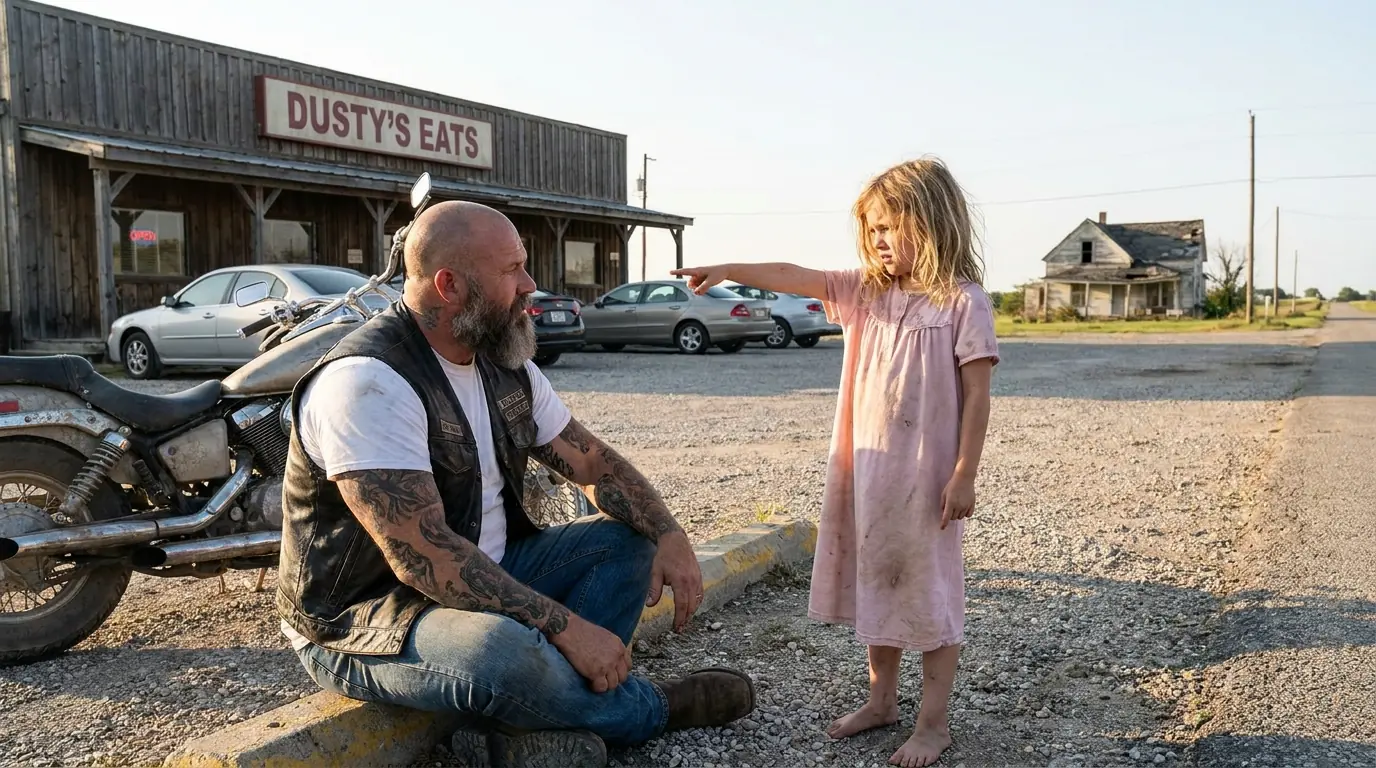 "Mommy's in the Freezer" Barefoot Girl Told Biker — What He Found Made 190 Angels Move