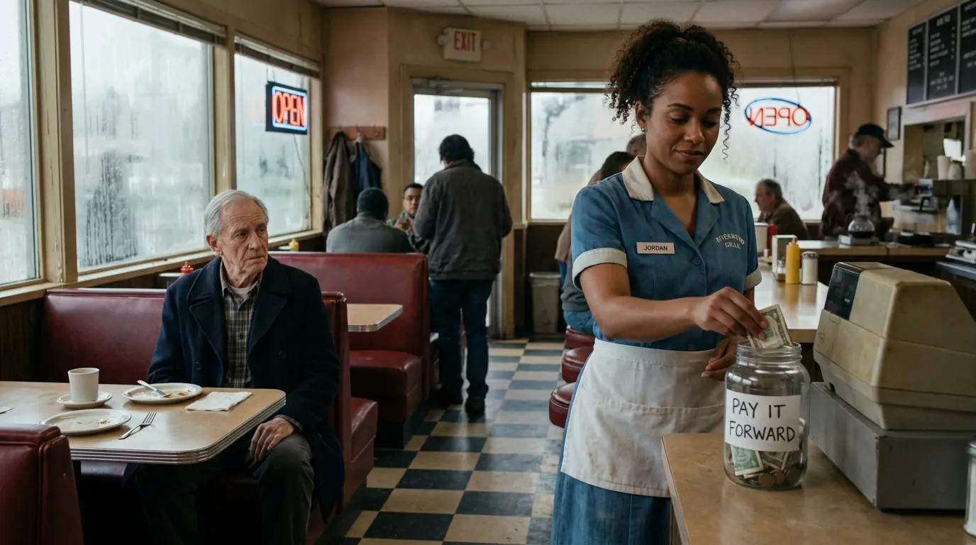 A Waitress Gave Away a $6 Tip — Hours Later, a Billionaire Rewrote His Will