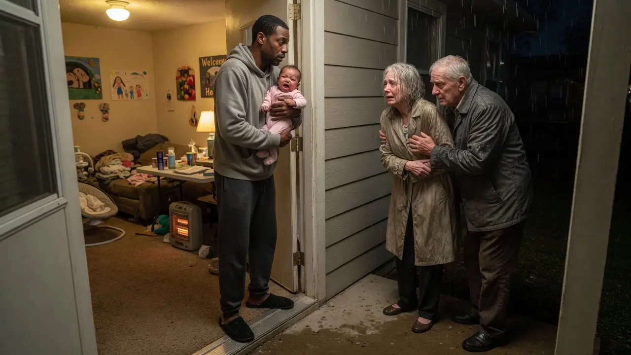 Single Dad Shelters an Elderly Couple on a Freezing Night — Days Later, They Came Back