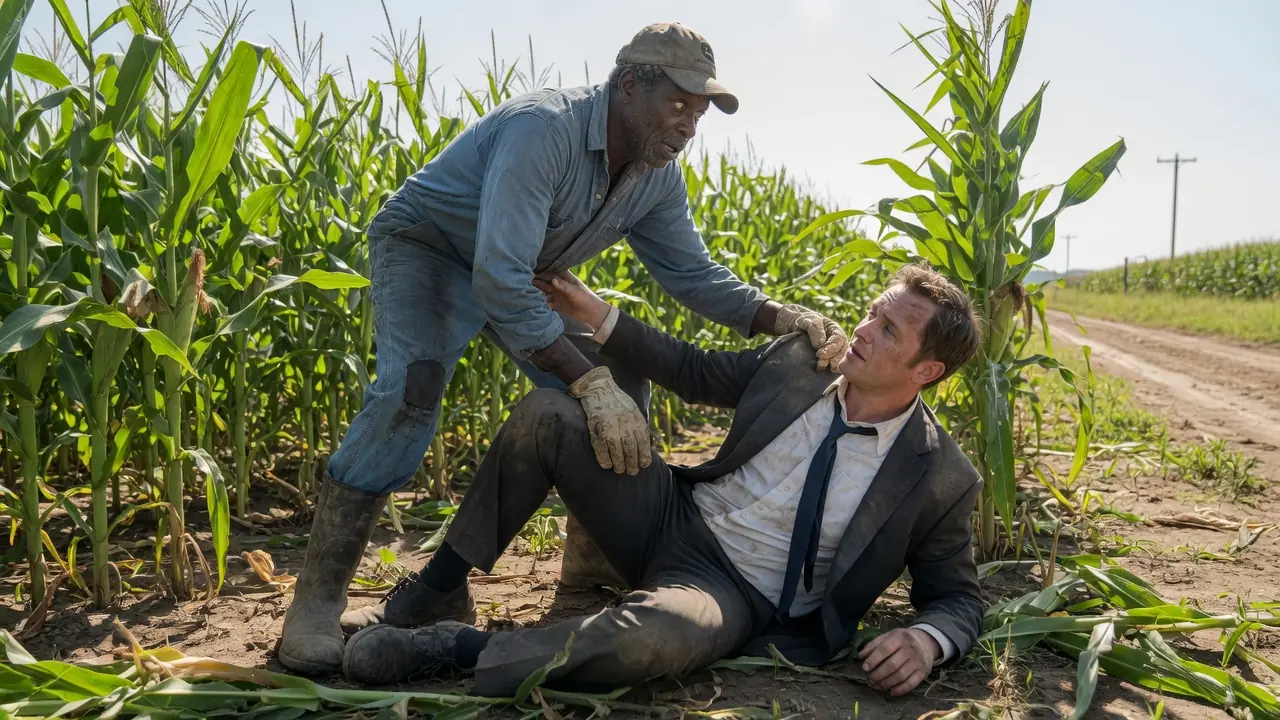 Poor Farmer Loses His Cornfield for Saving a Stranger — 3 Days Later, 10 SUVs Stop at His Home