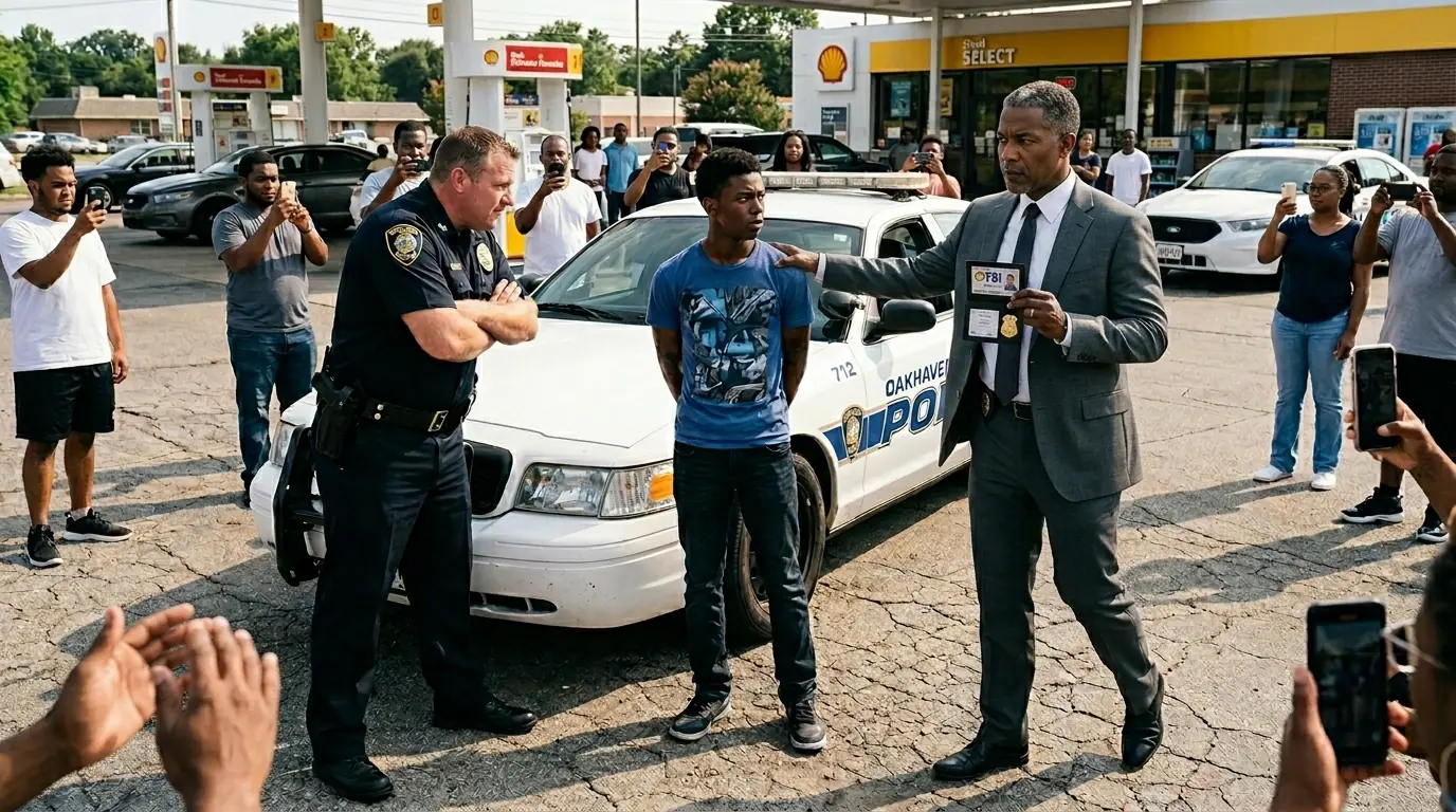 Cop Laughs at Teen for Saying His Dad Is FBI — Until He Walks Onto the Scene