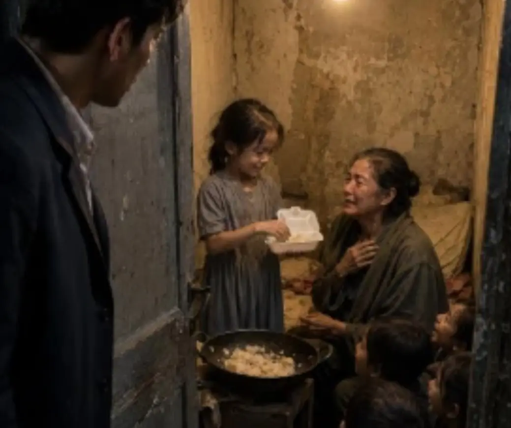 He Followed the Hungry Girl. What He Found Behind the Door Was Not Poverty—It Was a Secret Waiting for Him.
