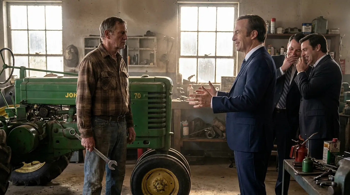 They Thought He Fixed Tractors for a Living — Then Learned They Was Wrong