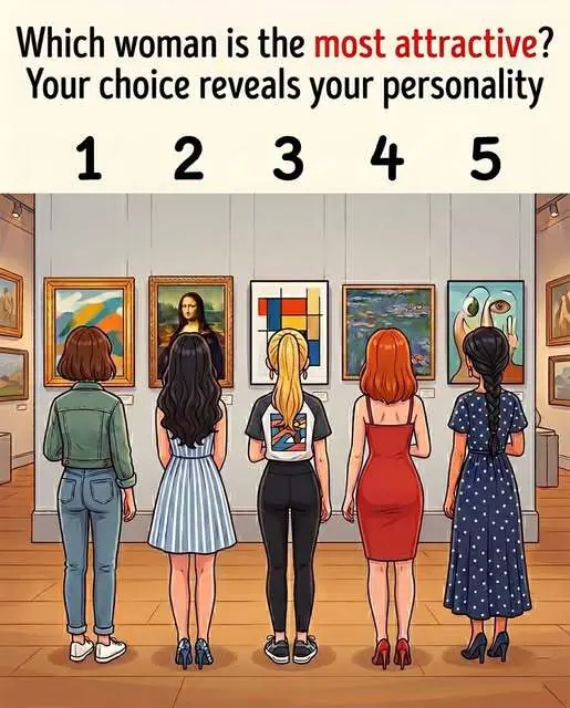 Which Woman Is The Most Attractive? Your Choice Reveals Your Personality