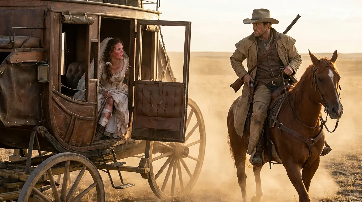 A Bride With a Broken Leg Was Left Behind — Then the Cowboy Carried Her Across the Plains Himself