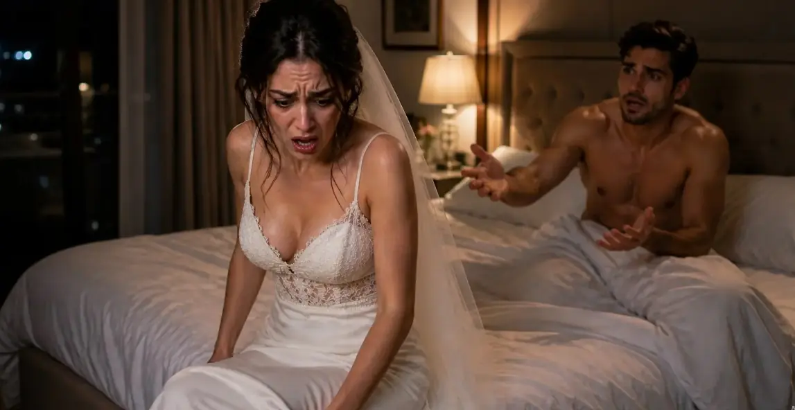 On Their First Wedding Night, She Looked Down… And Froze In Horror