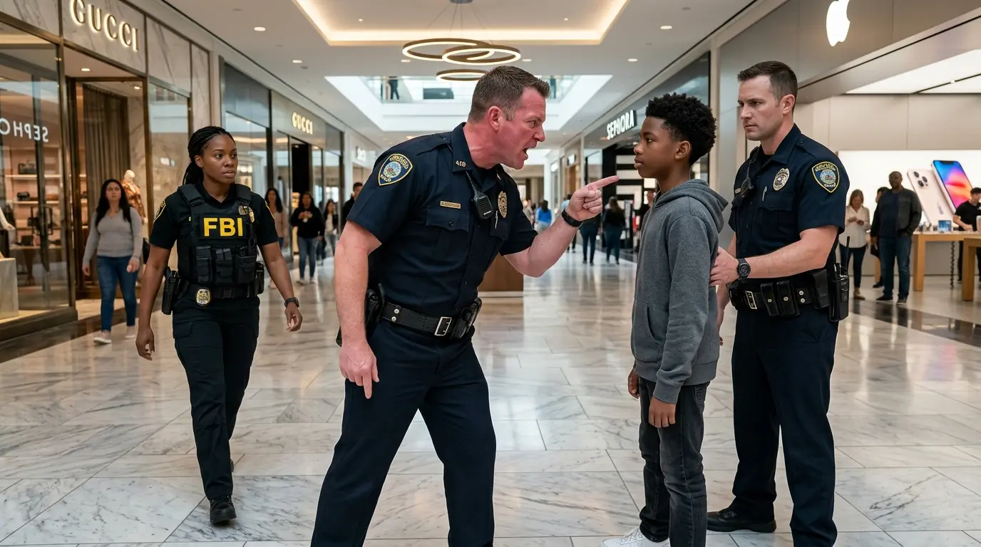 Officer Cuffs Boy at Mall for "Fun" — Not Knowing Who His Mother Is