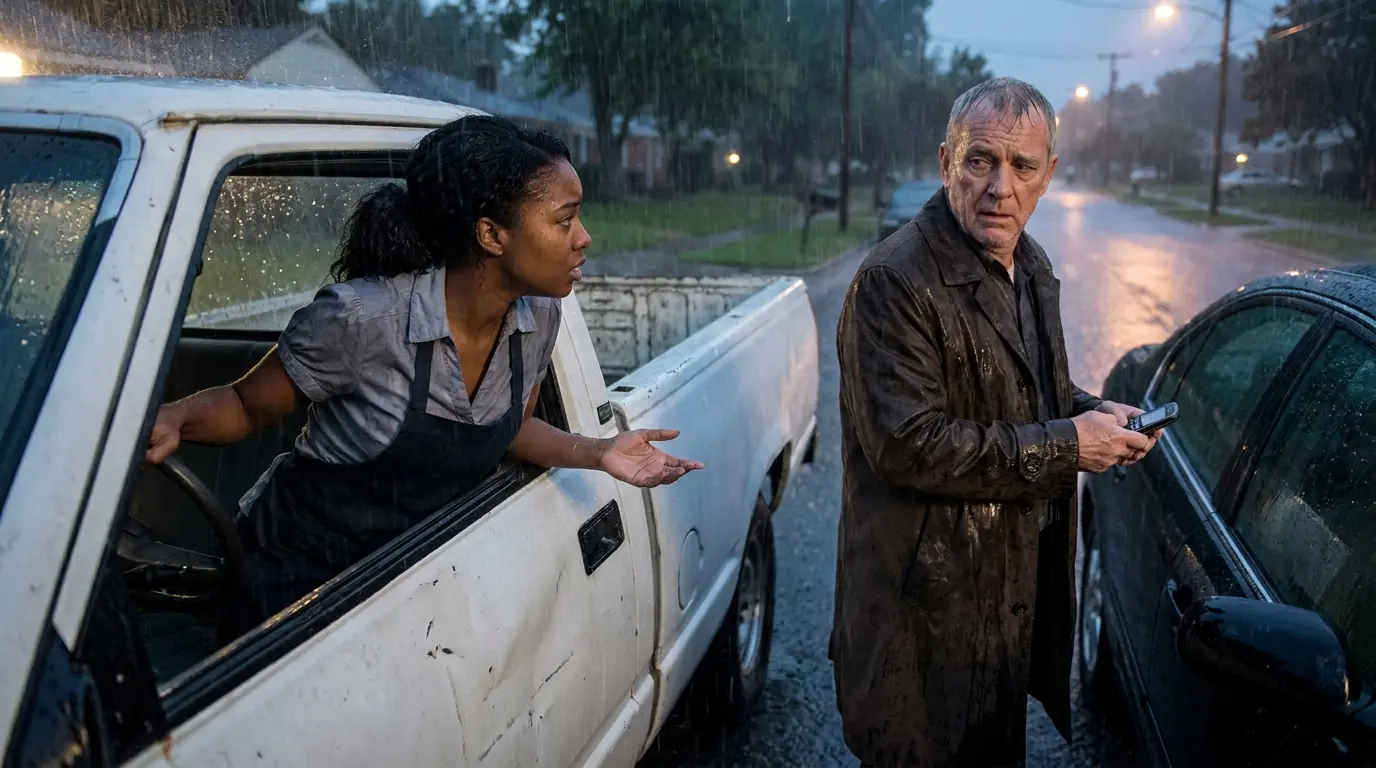 Poor Waitress Helped an old Man walking in the Rain — The Next Day, He Helped Her