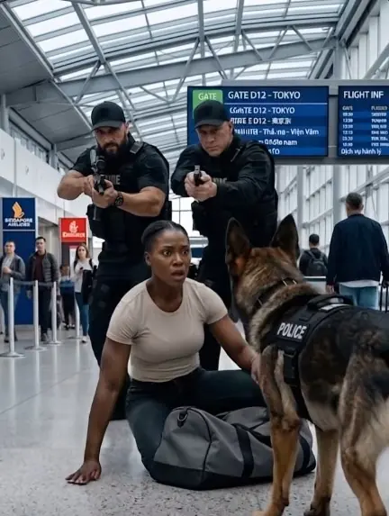 The Police Dog at the Airport