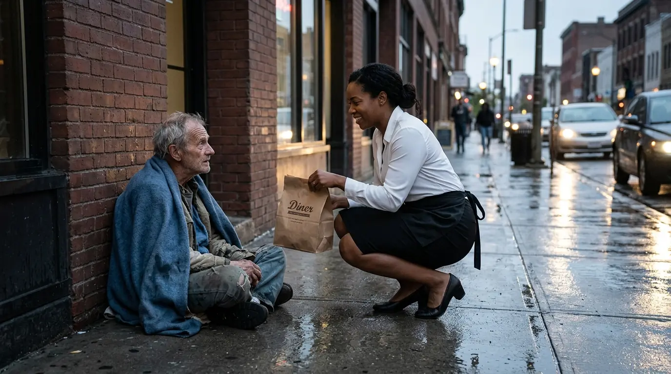 A Single Mom Fed Homeless Seniors — The Next Day, a Stranger Came Looking for Her