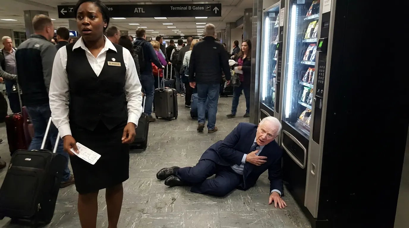 A Woman Helps an Old Man and Misses Her Flight — Not Knowing Who He Is