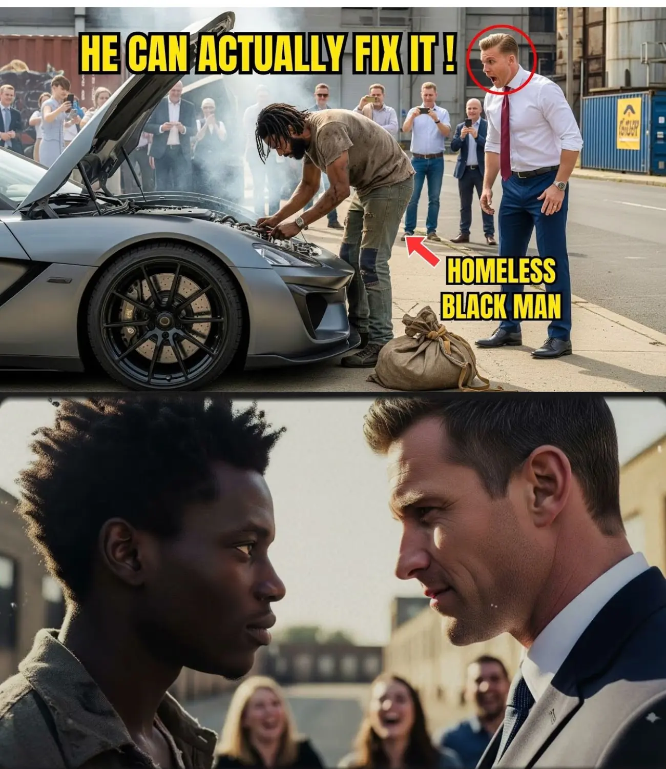 “I Can Fix It.”A Homeless Man Heard a Billionaire’s Cry for Help Then He Taught Him What He Couldn’t
