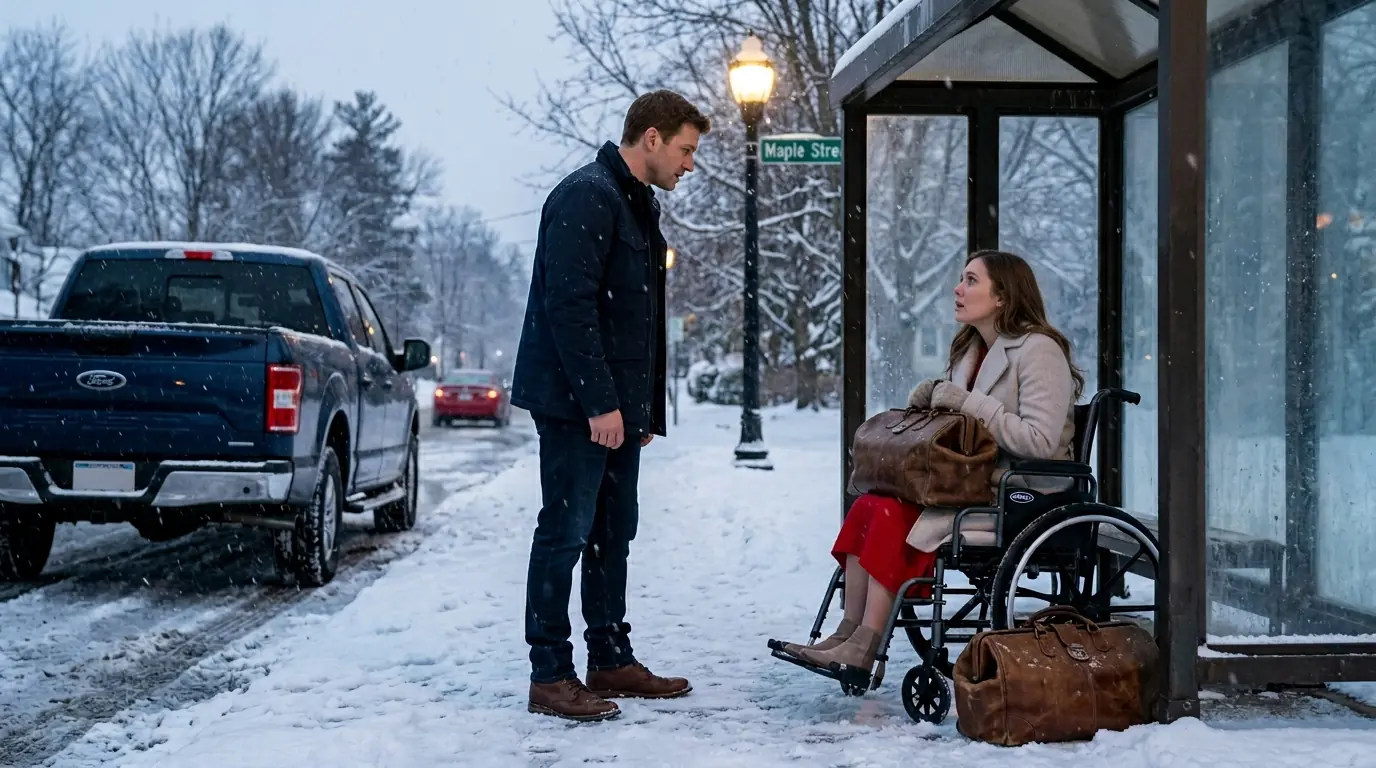 Single Dad Helped A Paralyzed Girl At The Bus Stop — Then Something Changed In His Life