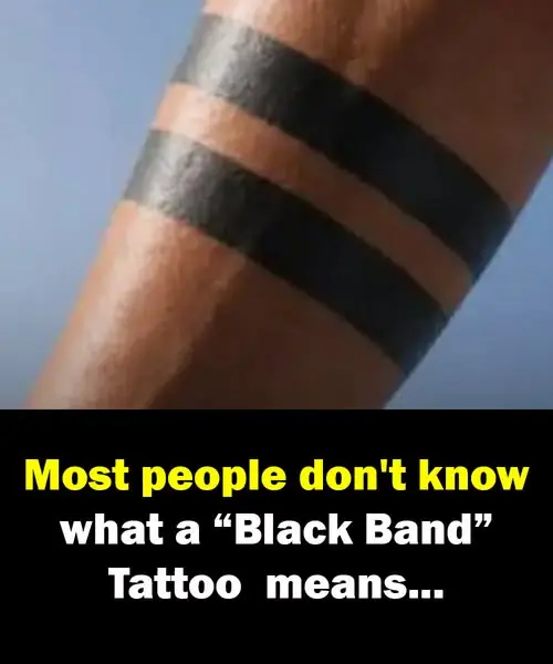 Most people don't know what a "Black Band" Tattoo means...
