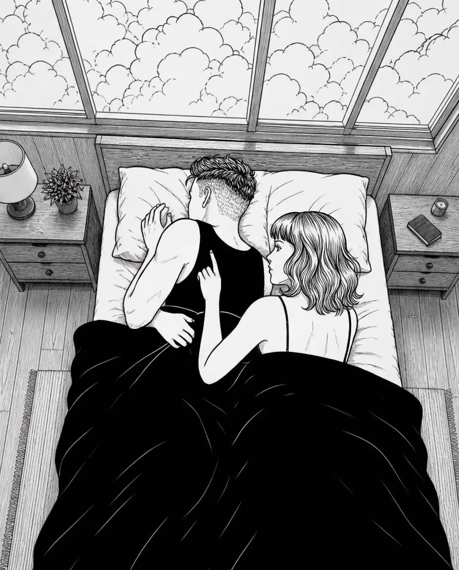 If your partner turns their back on you when you sleep it means that...
