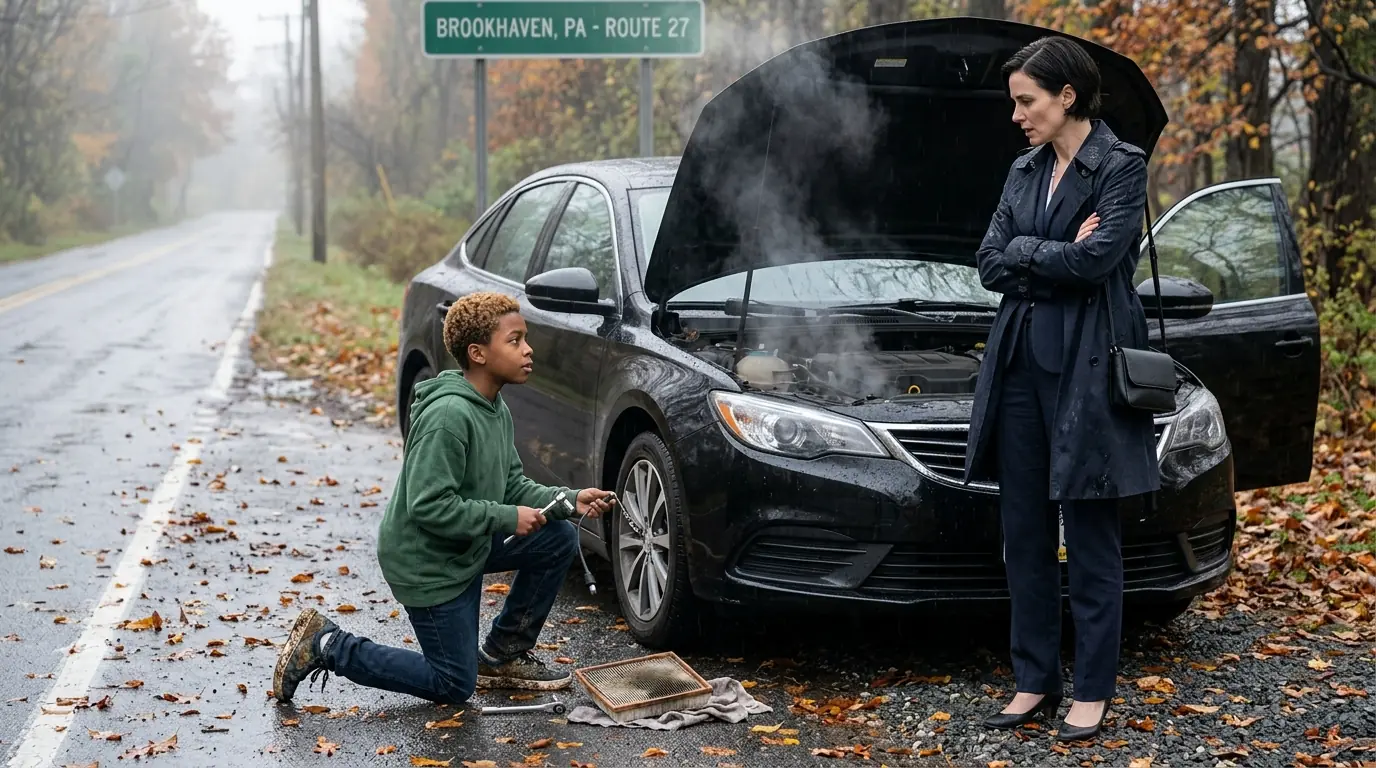 A Young Boy Helped a Stranger Fix His Car — But He Missed the Most Important Birthday of His Life