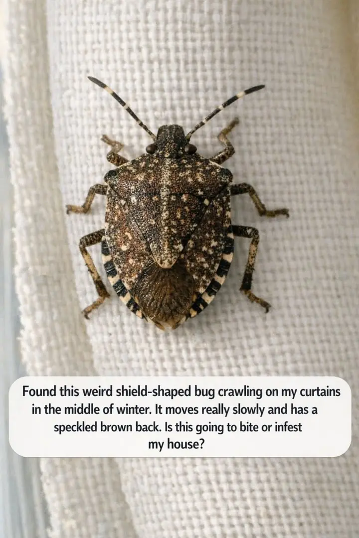 Found a Strange Shield-Shaped Bug Indoors