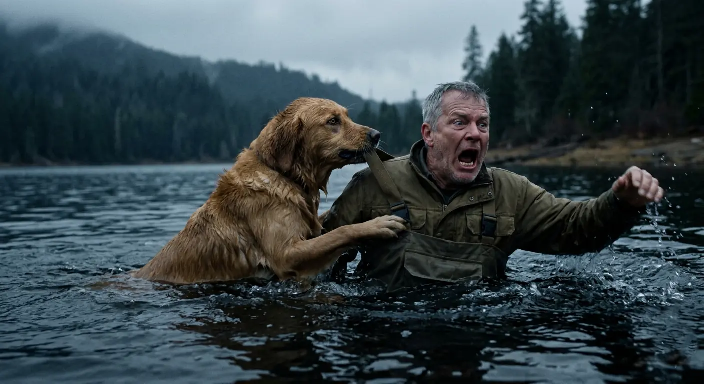Dog Pulled a 220-Pound Man From a Mountain Lake. Karma Was Never in Doubt.