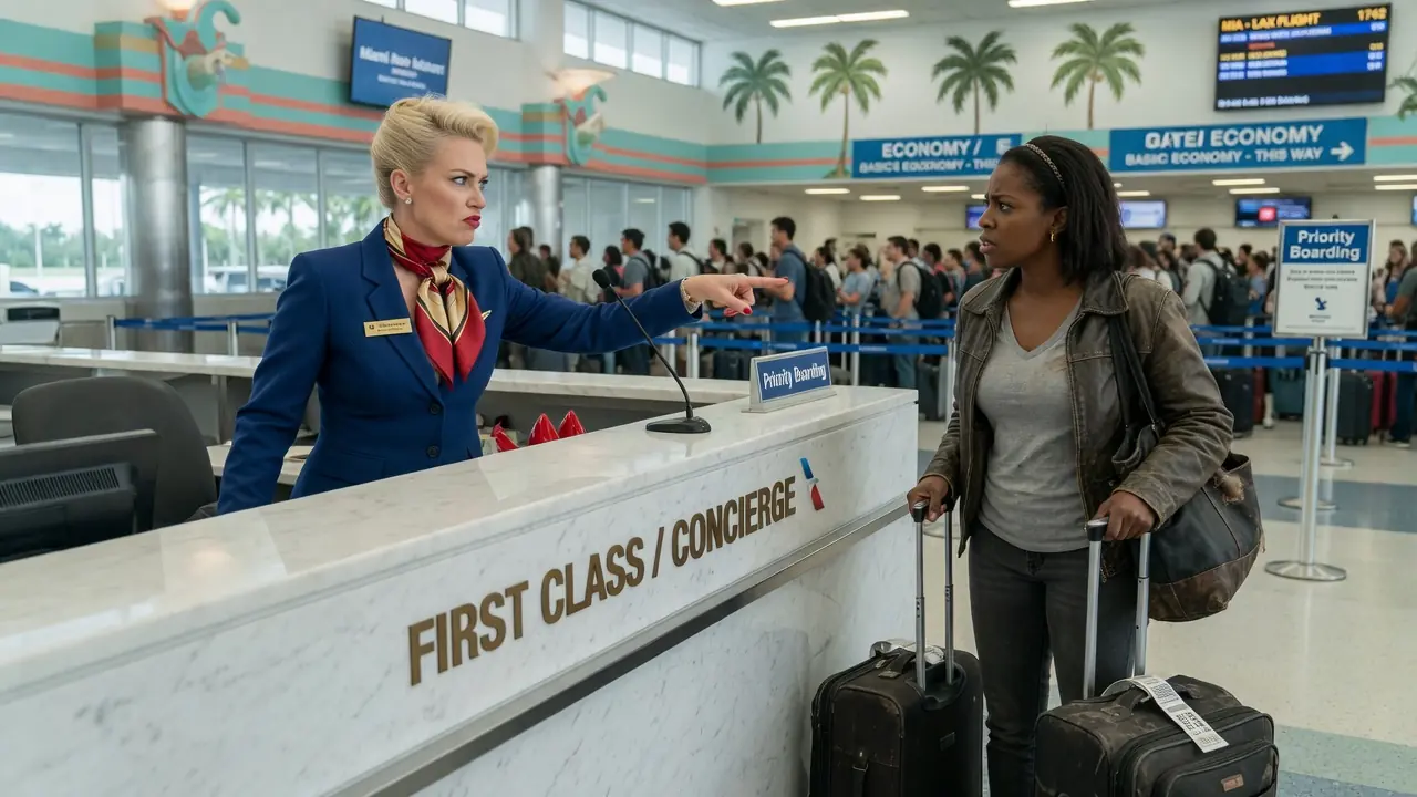 A Female CEO Told to Use Economy Line — Then She Pulled Out Her Phone